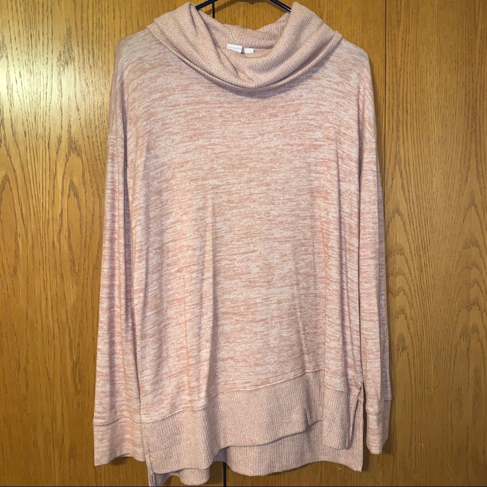 Pink Turtleneck Sweater